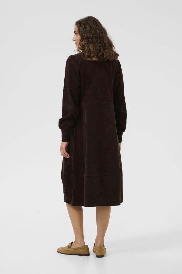 Rhaena Dress in Coffee Bean