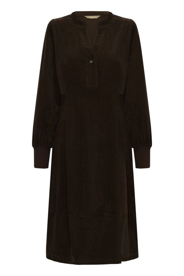 Rhaena Dress in Coffee Bean