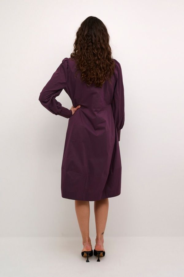 Antoinett Rib Dress in Winetasting