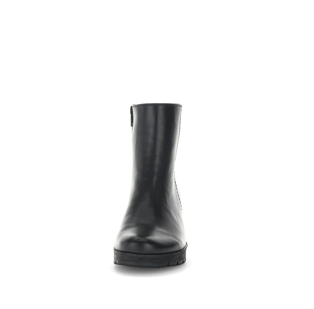 Leather Ankle Boots in Black