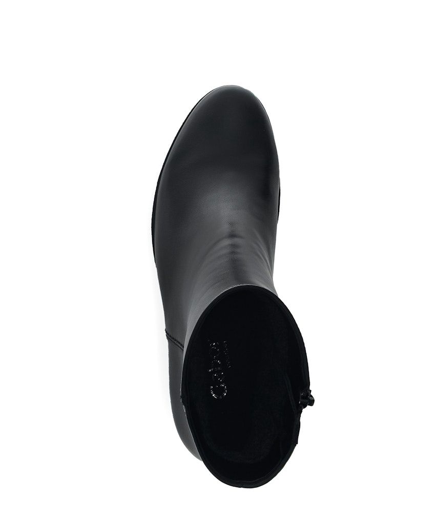 Leather Ankle Boots in Black