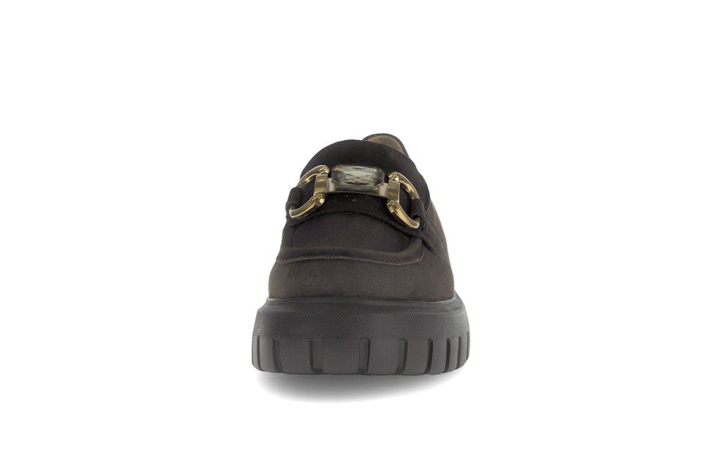 Chunky Sole Loafer in Brown