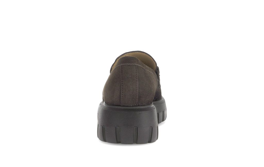 Chunky Sole Loafer in Brown
