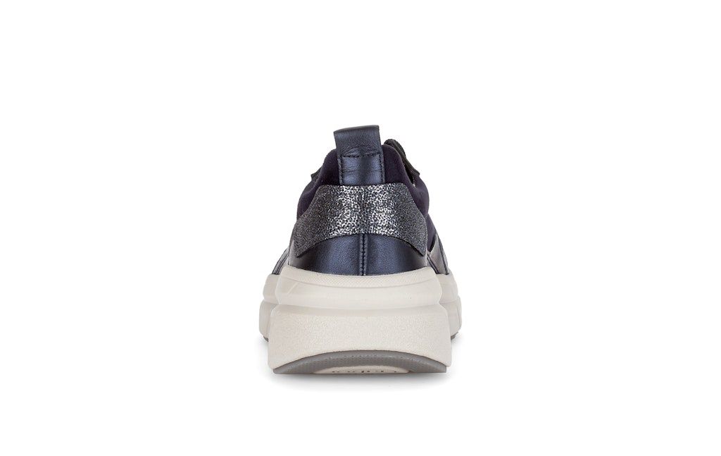 Lace-up Low Sneaker in Navy