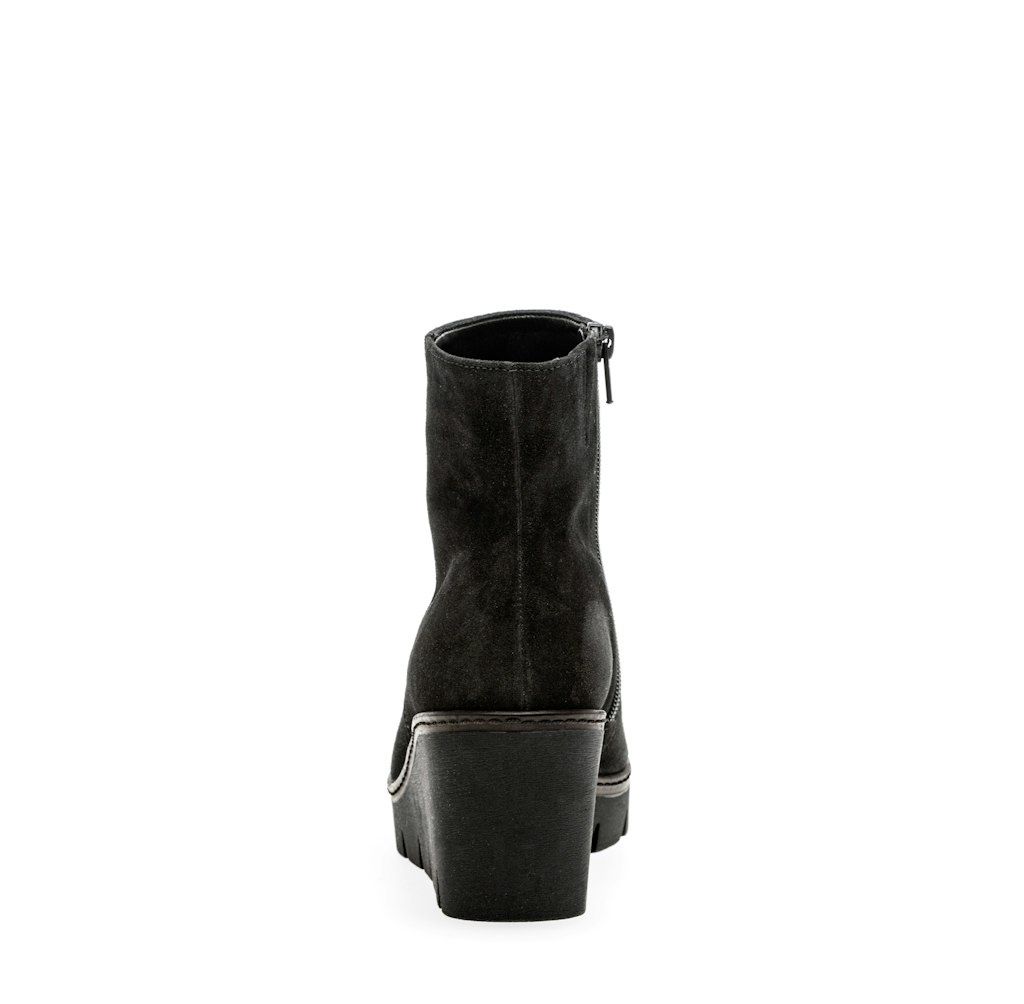 Suede Ankle Boots in Black