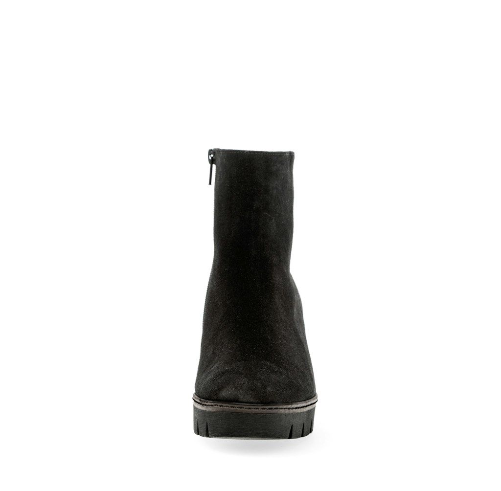 Suede Ankle Boots in Black