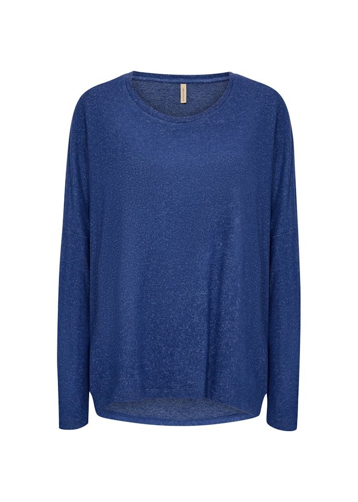 Biara  Blouse in Estate Blue Melange