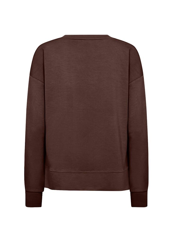 Banu Sweatshirt in Hot Fudge