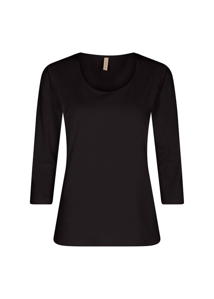 Pylle Stretchy T-Shirt in Black