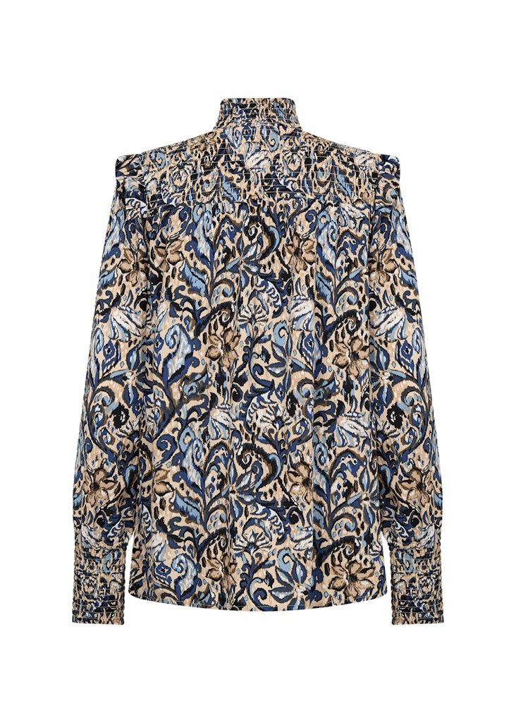Vava Blouse in Estate Blue Combi