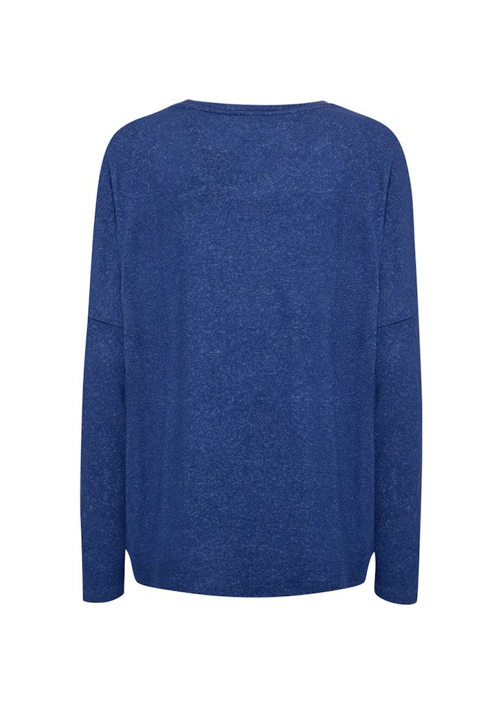 Biara  Blouse in Estate Blue Melange