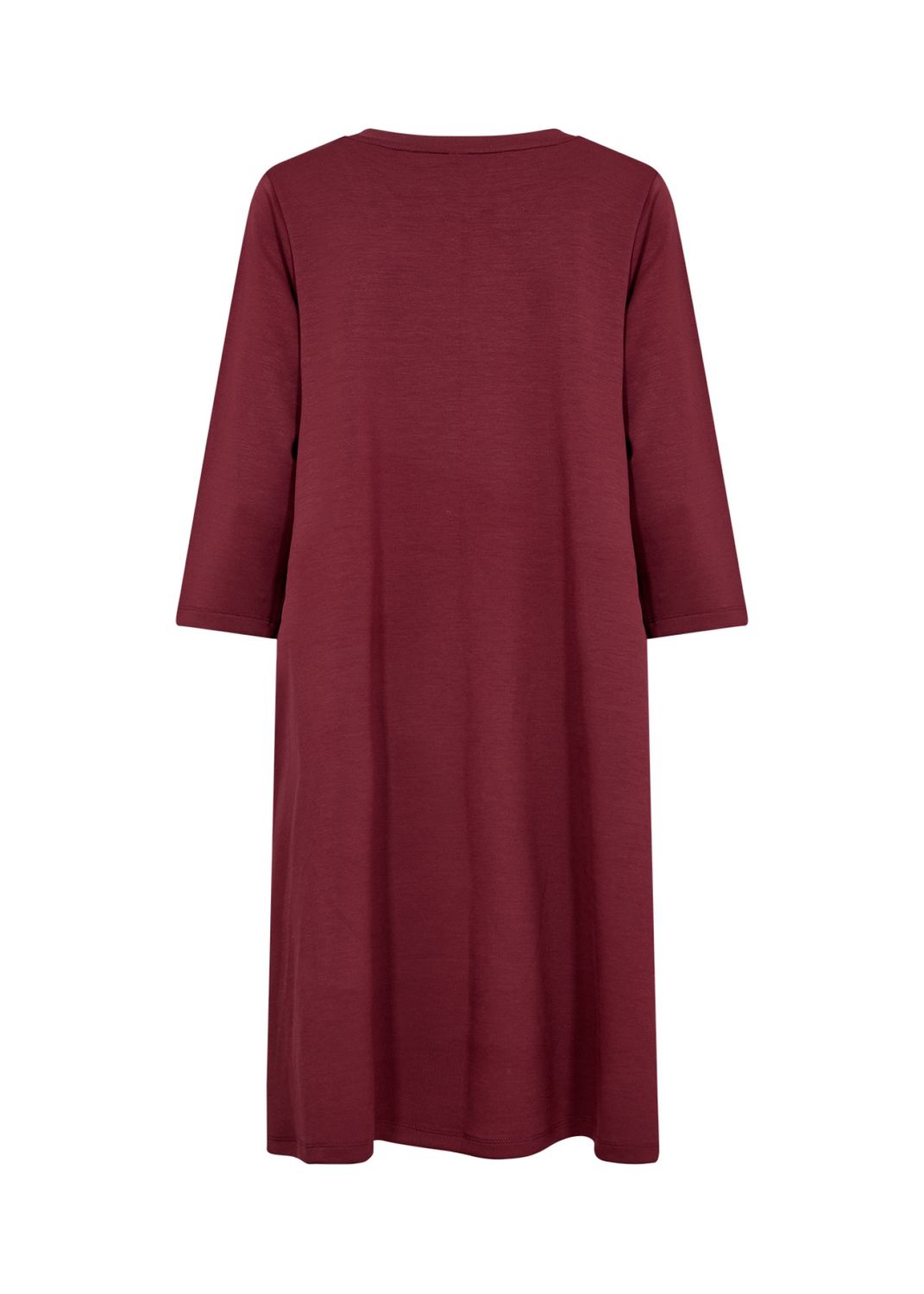 Banu Dress in Dark Red