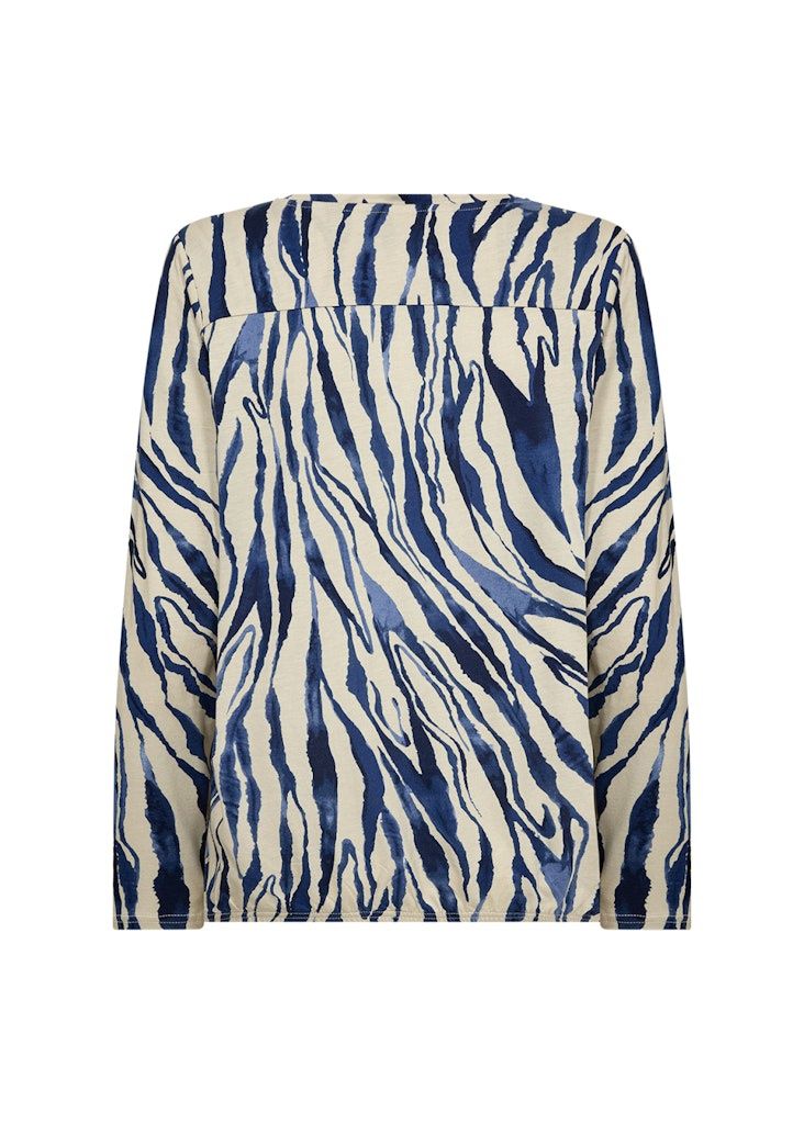 Felicity Blouse in Estate Blue Combi