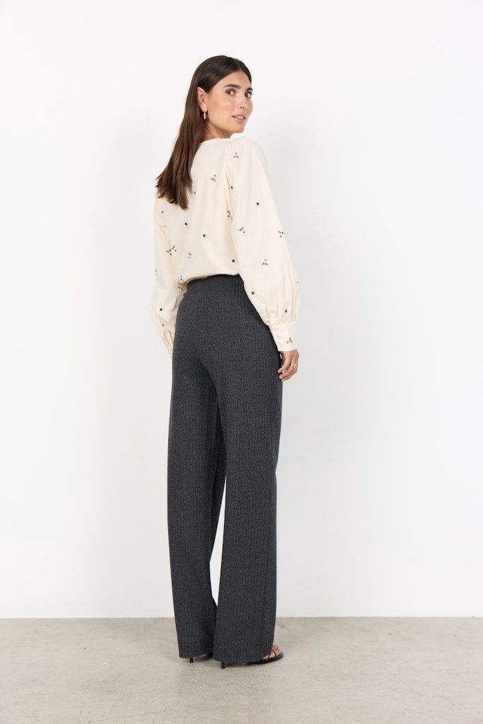Vinja Pants in Dark Earth Melange Combi