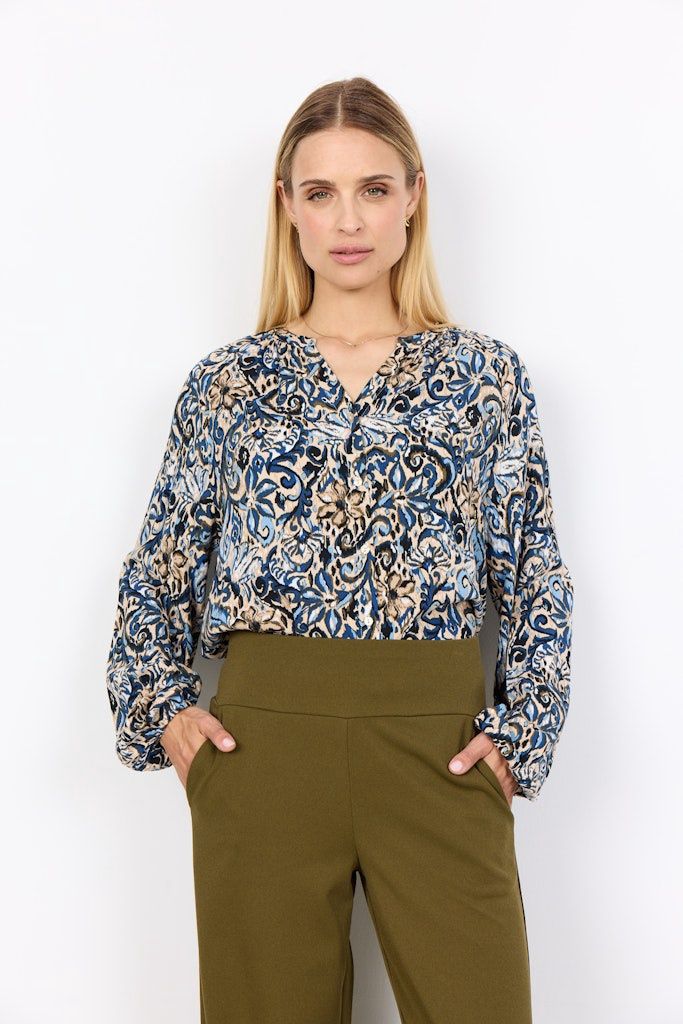 Vava Shirt in Estate Blue Combi