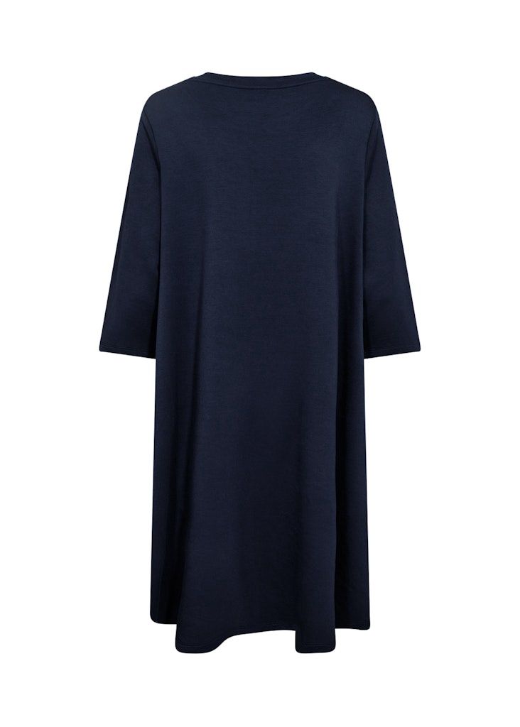 Banu Dress in Navy