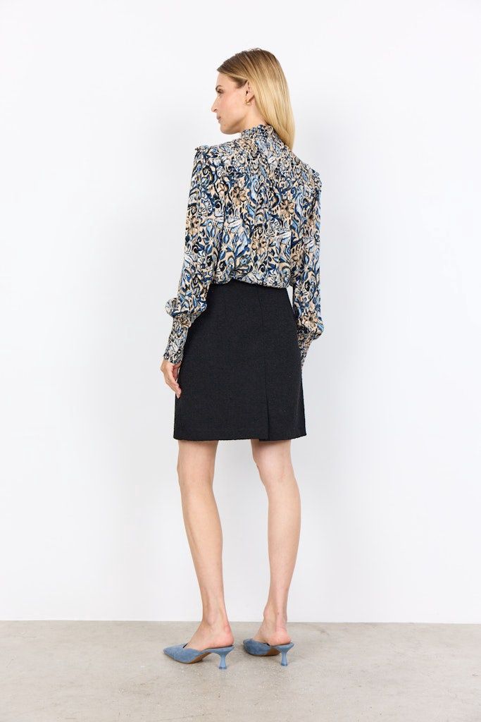 Vava Blouse in Estate Blue Combi