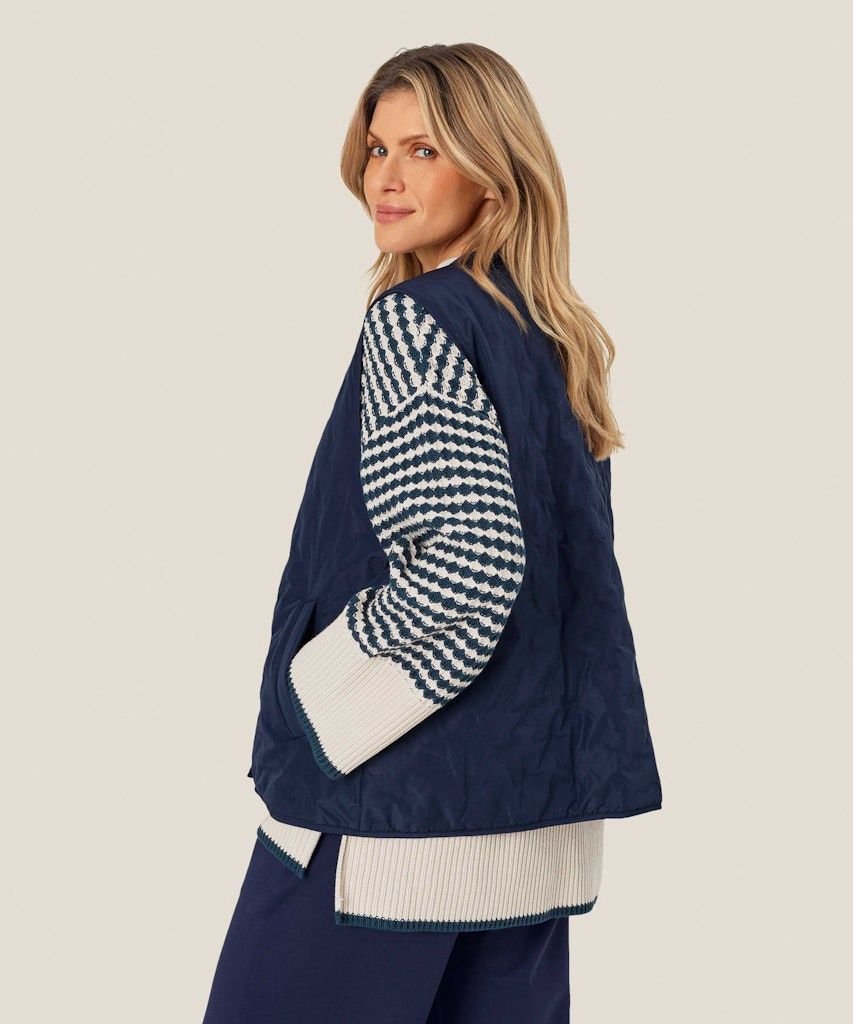 Tutta Coat in Mood Indigo