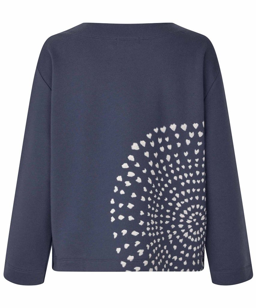 Dayanara Long sleeve Top in Mood Indigo
