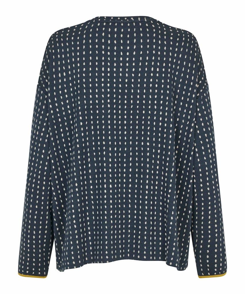 Damira Long sleeve Top in Mood Indigo