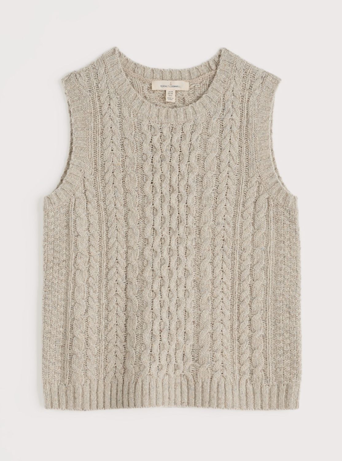 Newlyn Vest in Aran
