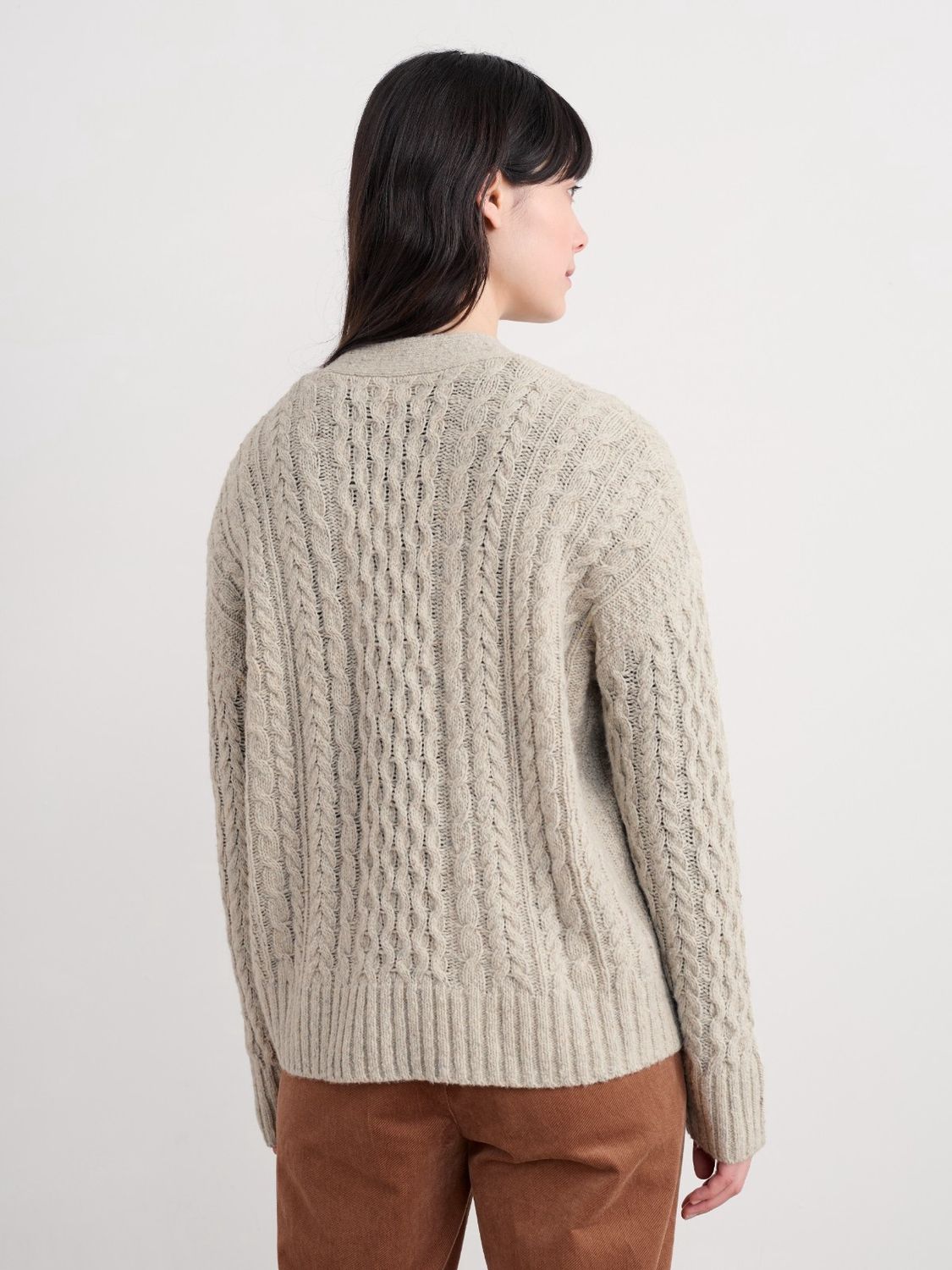 Newlyn Cardigan in Aran