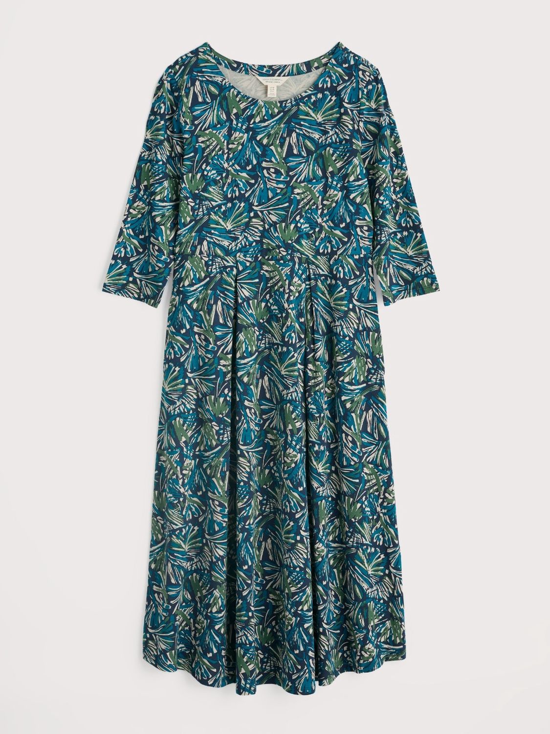Veronica Dress in Artist Marks Maritime