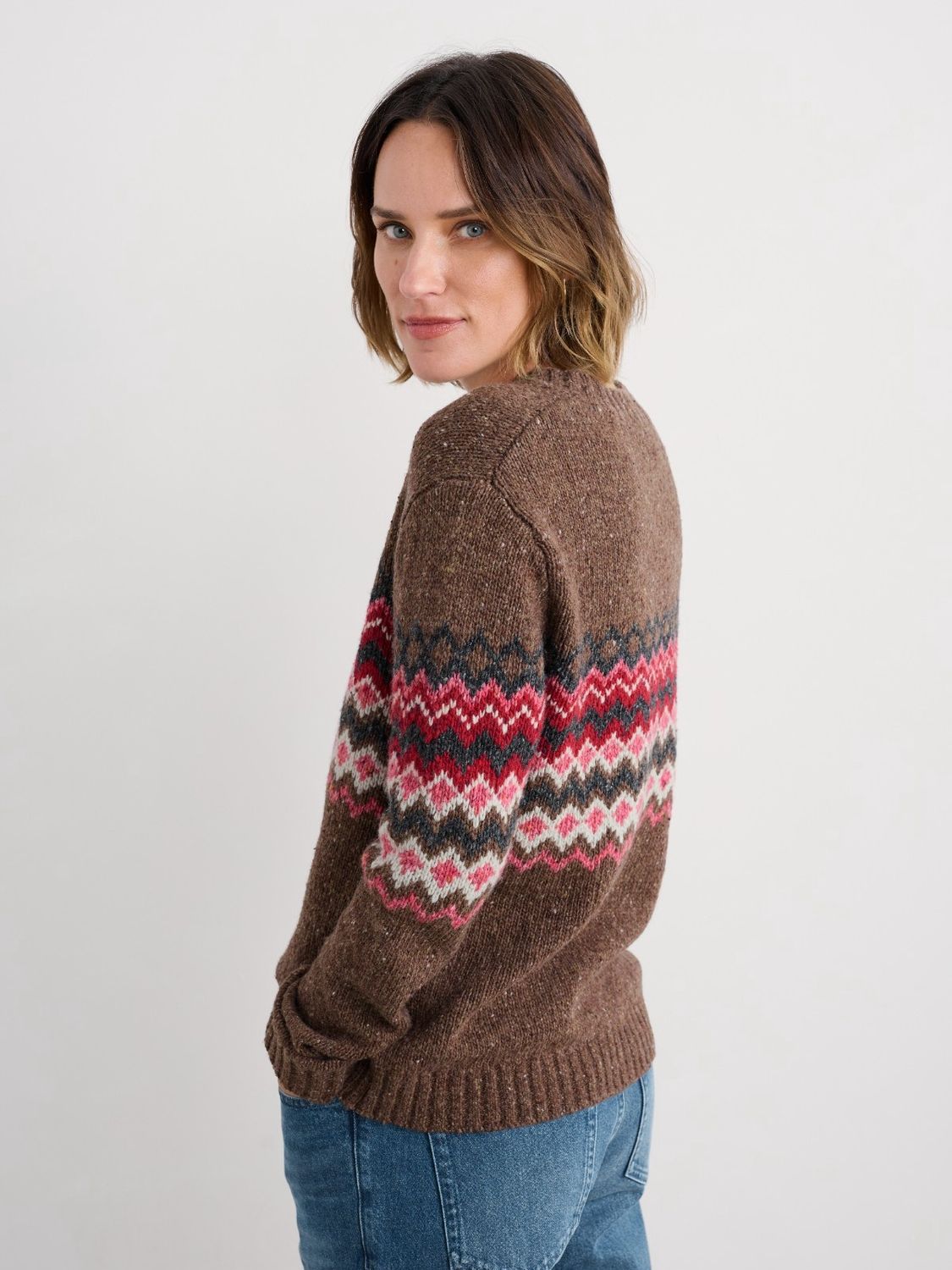 Golden Light Jumper in Sonata Gully Red Sail Mix