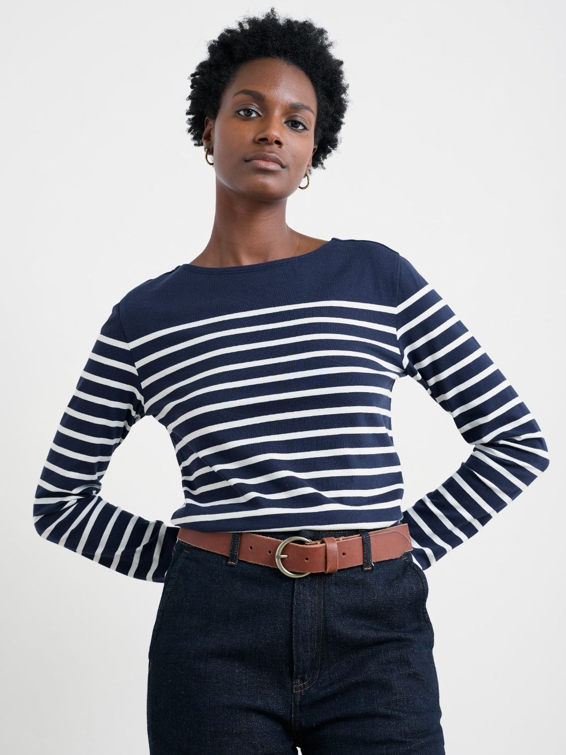 Sailor Shirt in Falmouth Breton Maritime Chalk