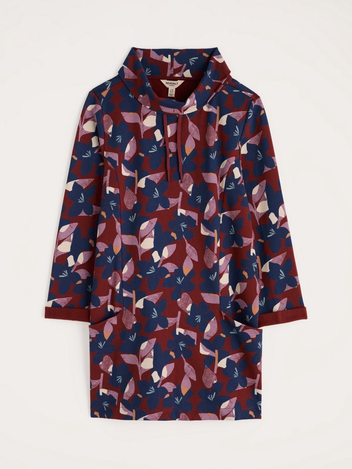 Formative Tunic in Macro Flower Burgundy