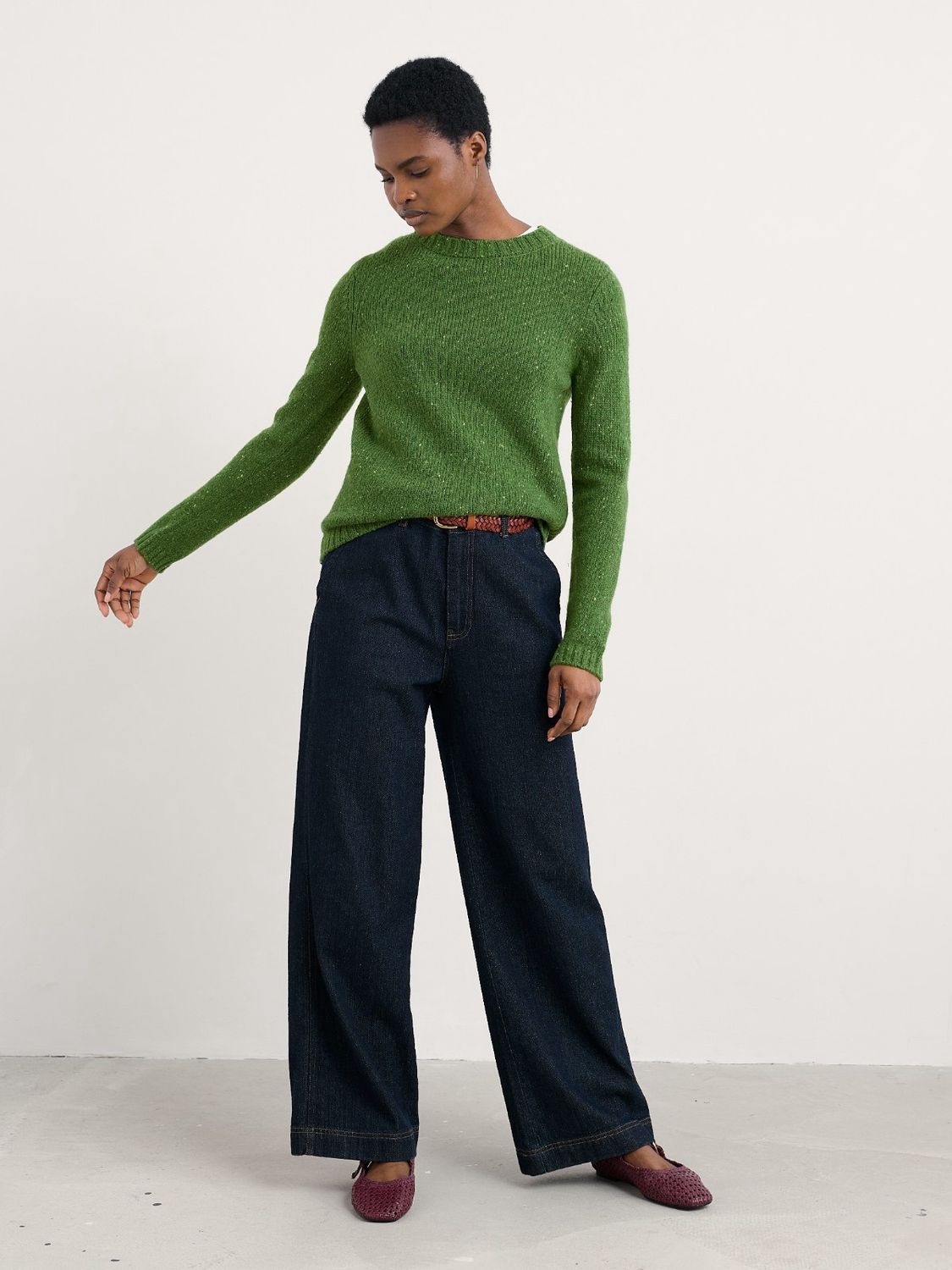 Dawson Pick Jumper in Fern