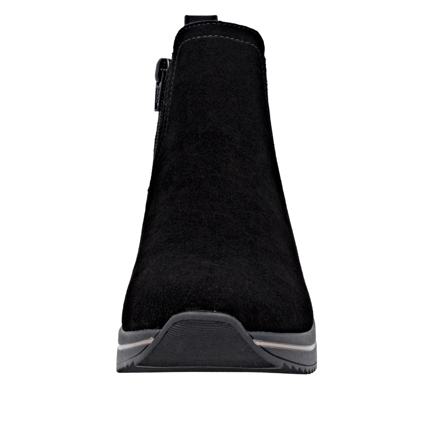 Wedge Ankle Boot in Black Combi