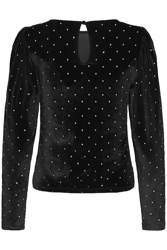 Darla Long Sleeve T-shirt in Black