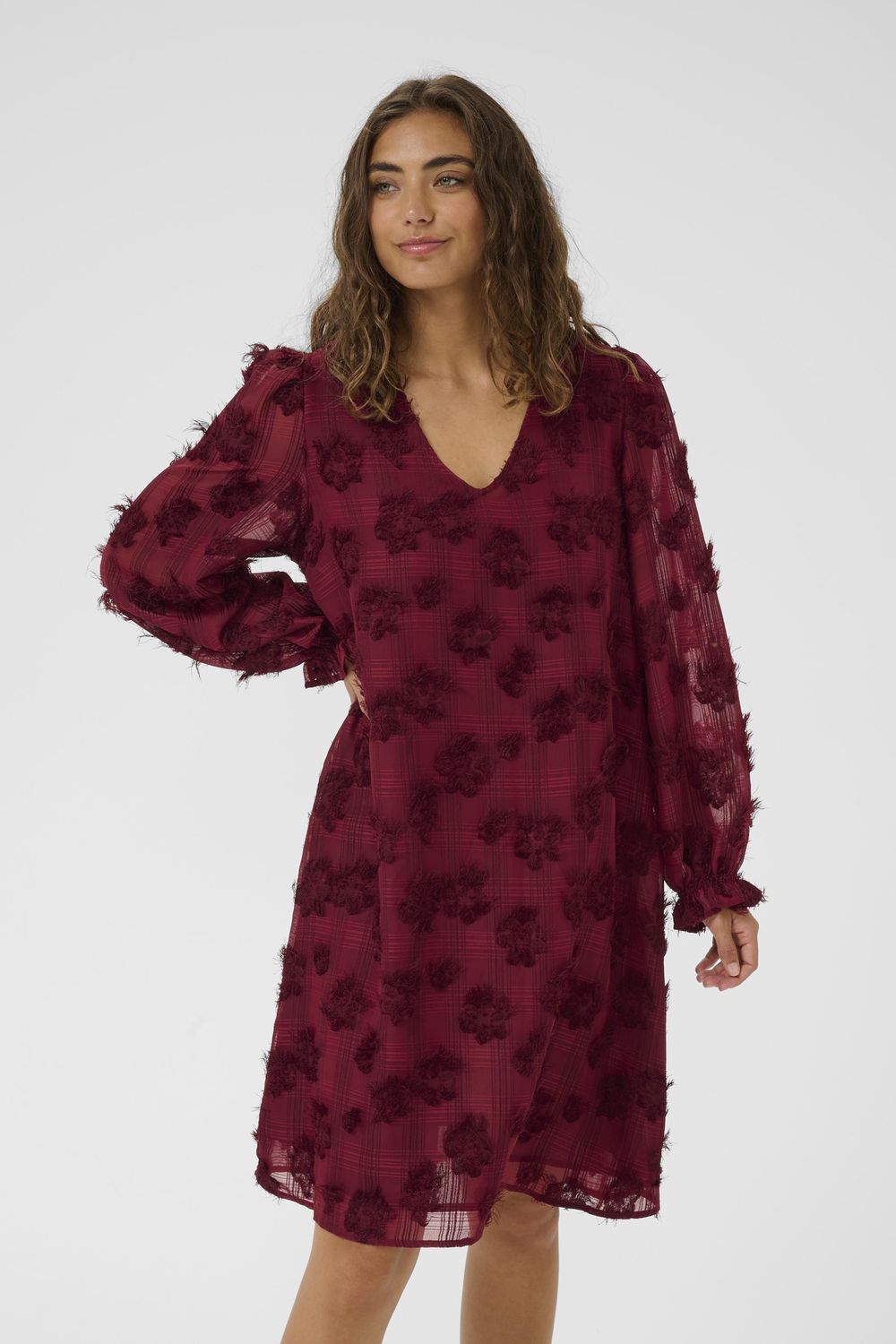Beannie Dress in Zinfandel