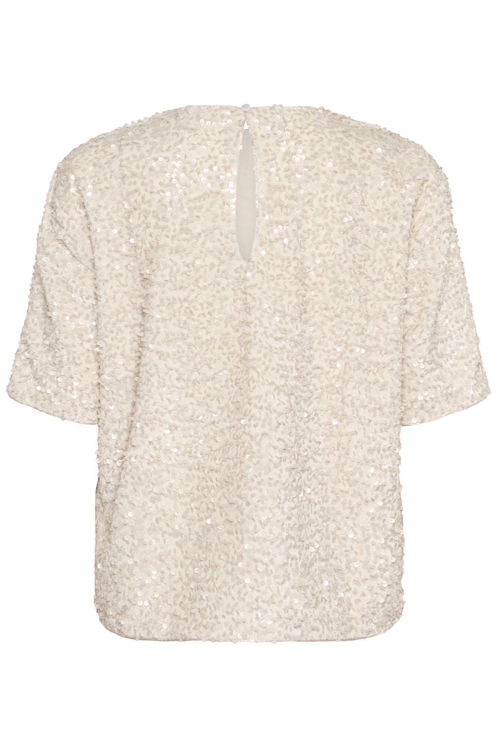 Nali SS Blouse in Whitecap