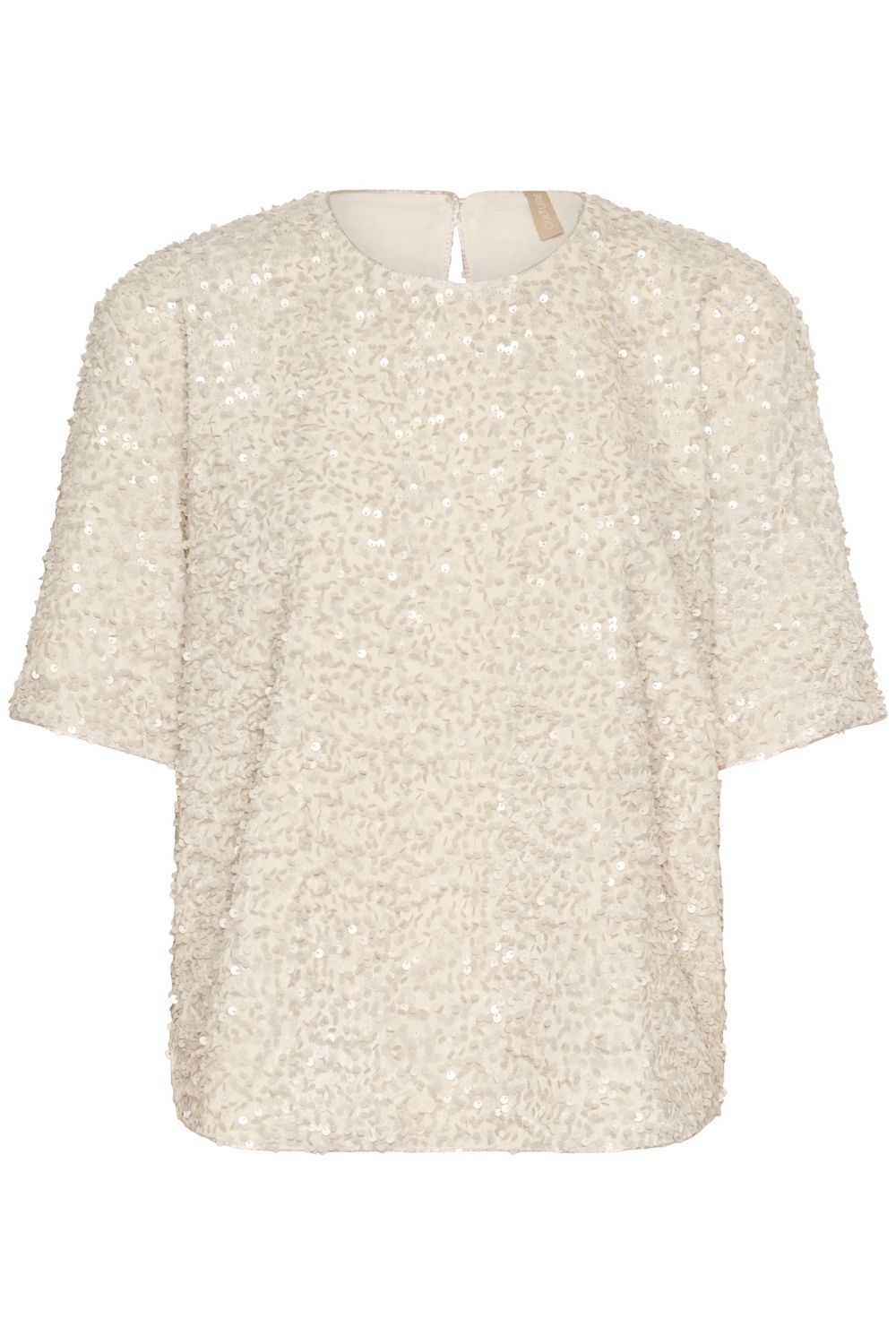 Nali SS Blouse in Whitecap