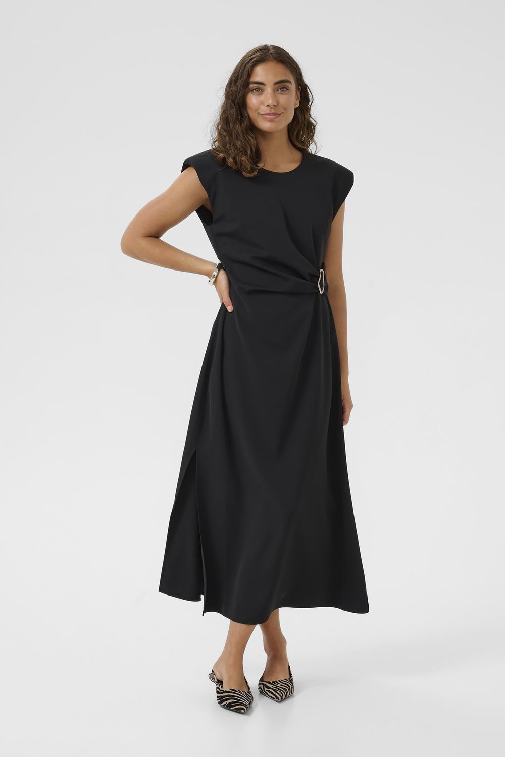 Slinky Aram Dress in Black