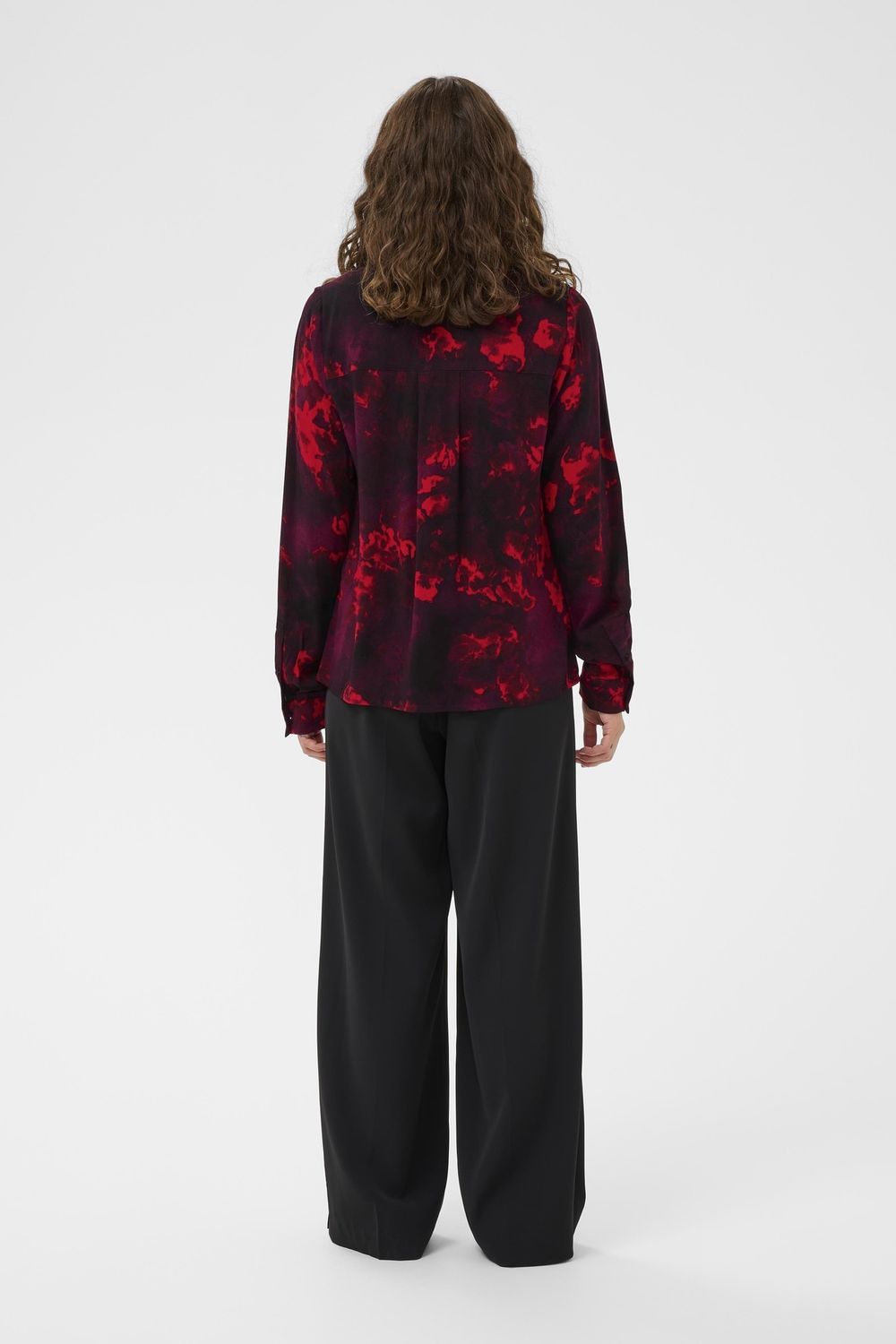 Elsie Elitha Shirt in Red Flower