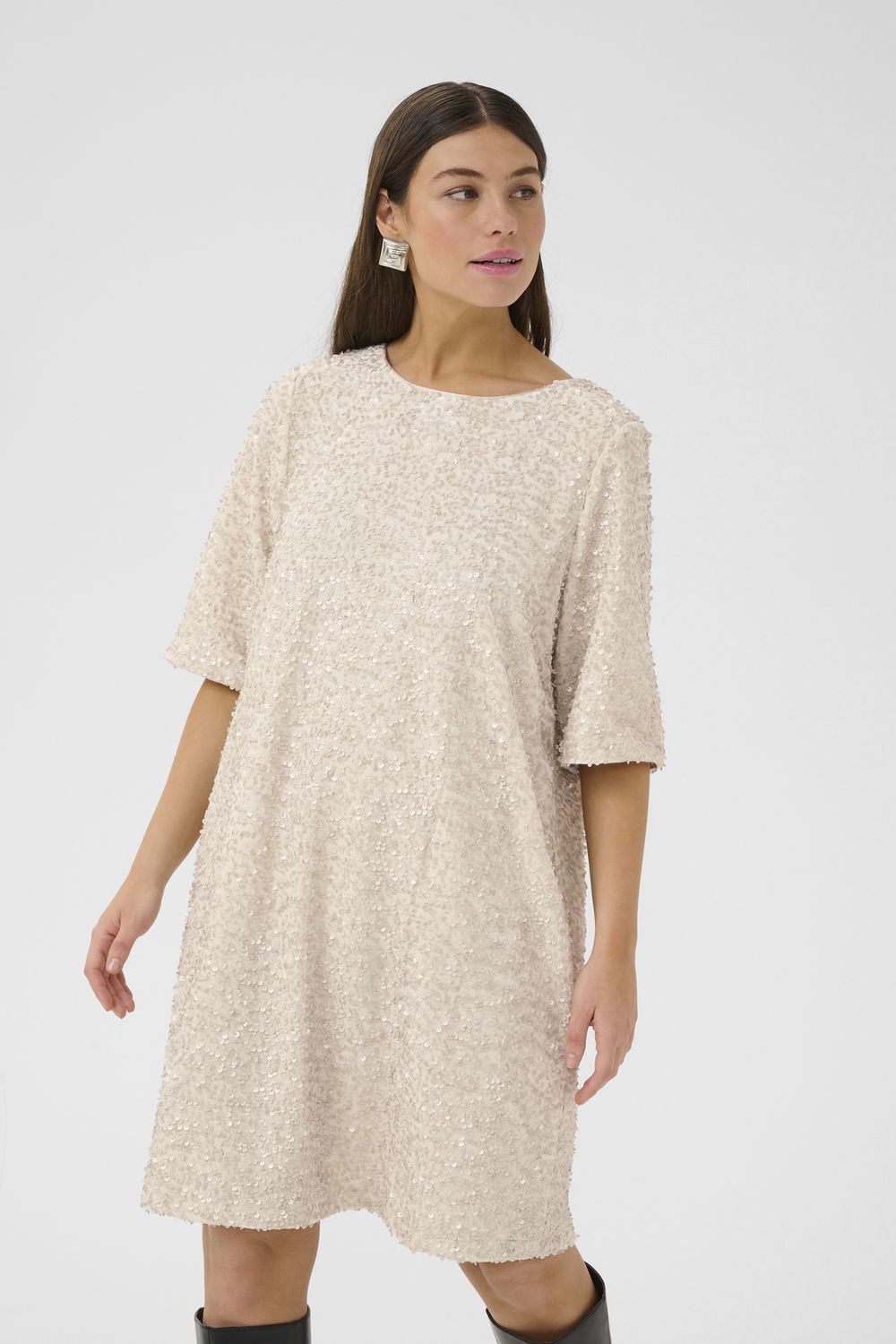 Nali Dress in Whitecap