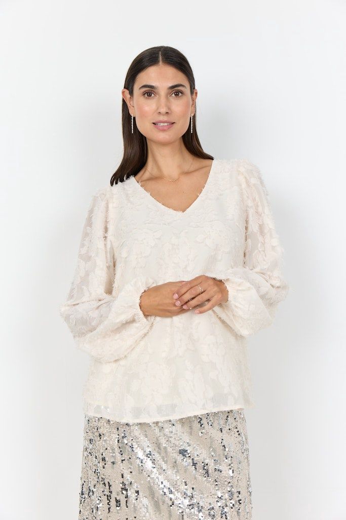 Althea Blouse in Cream