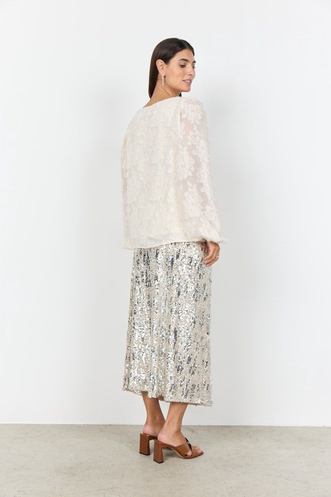 Althea Blouse in Cream