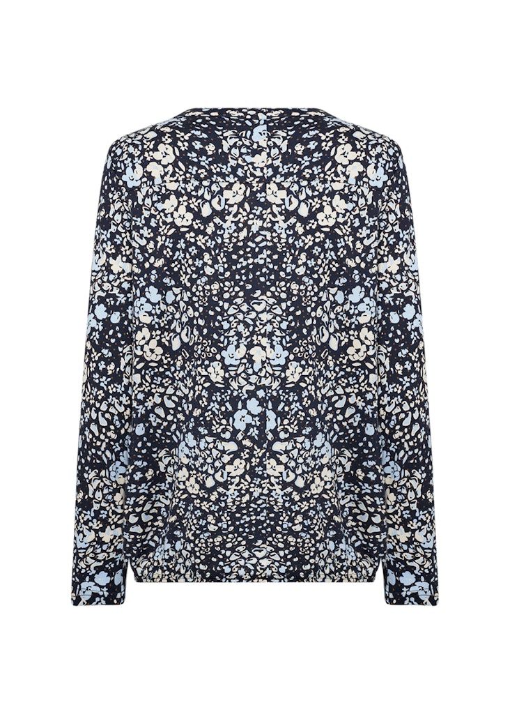 Felicity Aop Blouse In Navy Combi