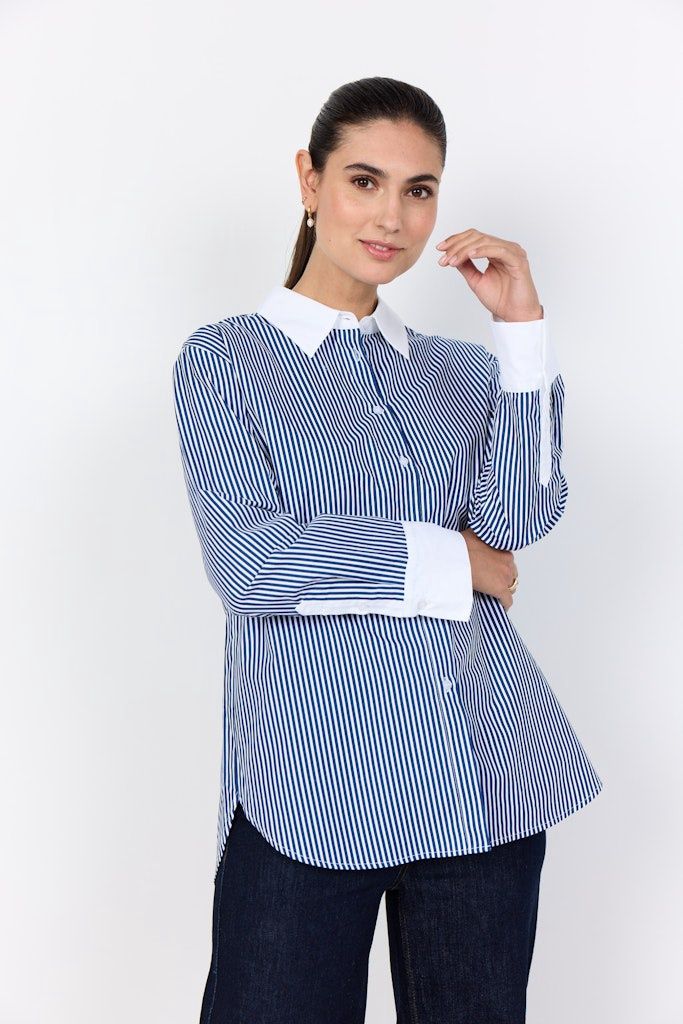 Belinda Shirt In Navy Combi