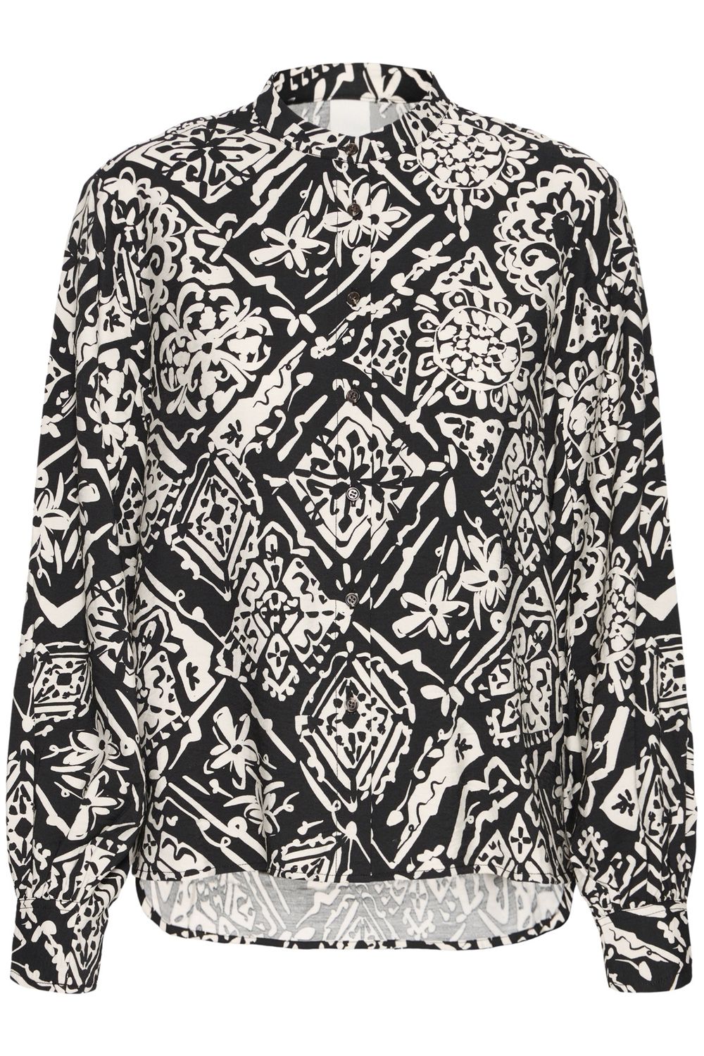 Farzo Shirt in Graphic Patchwork