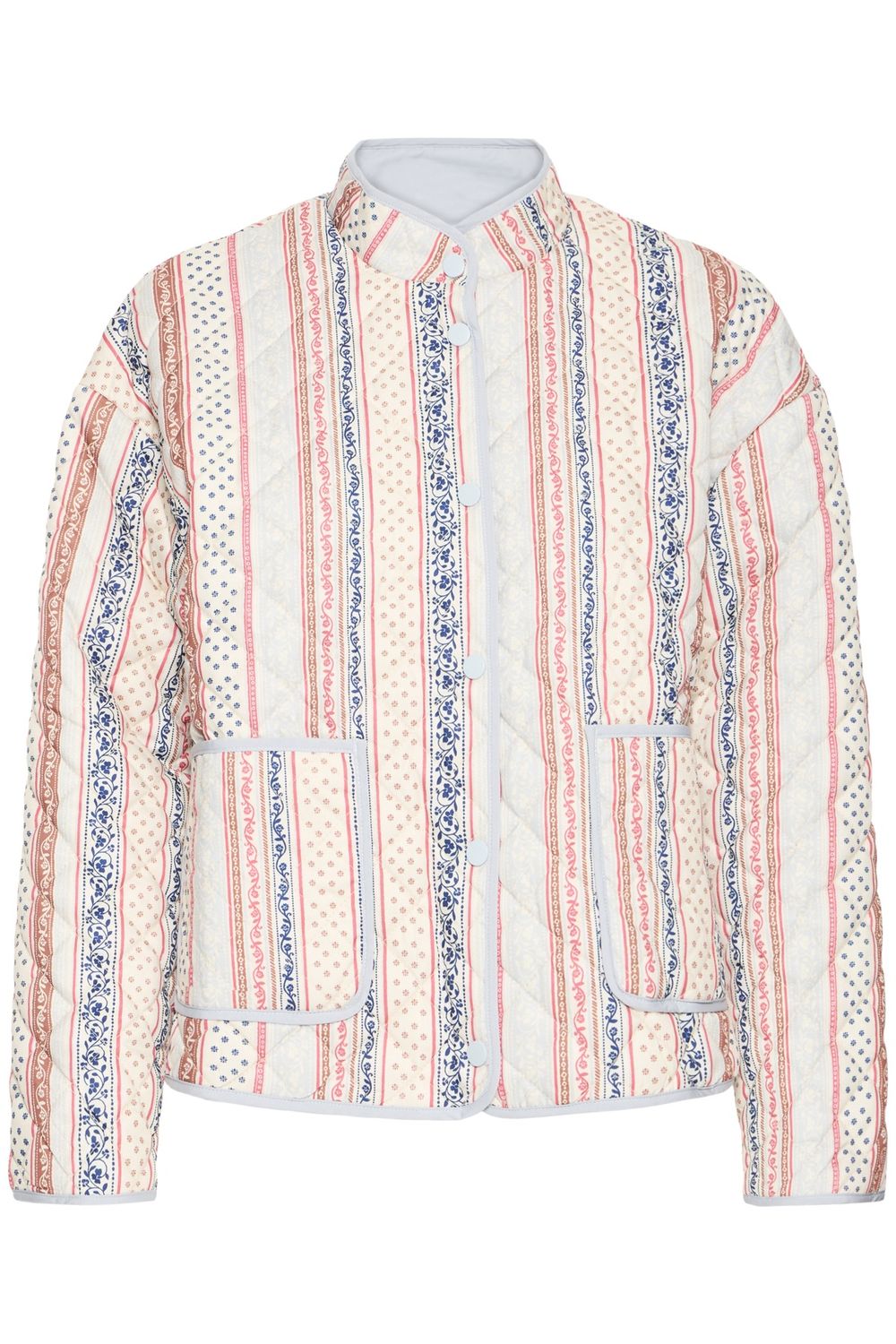 Livanta Jacket in Teaberry Stripe