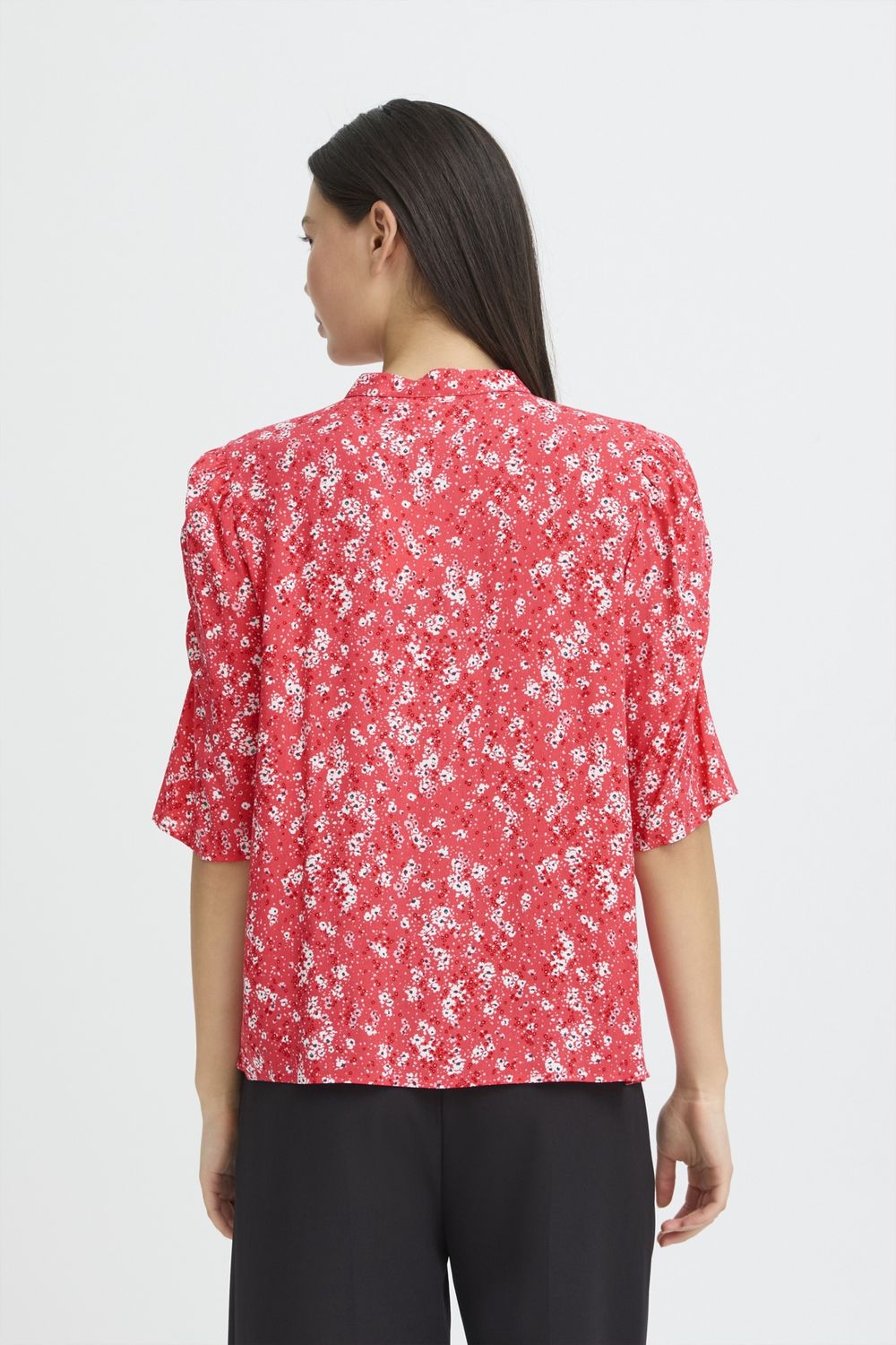 Vera Shirt in Teaberry Flower