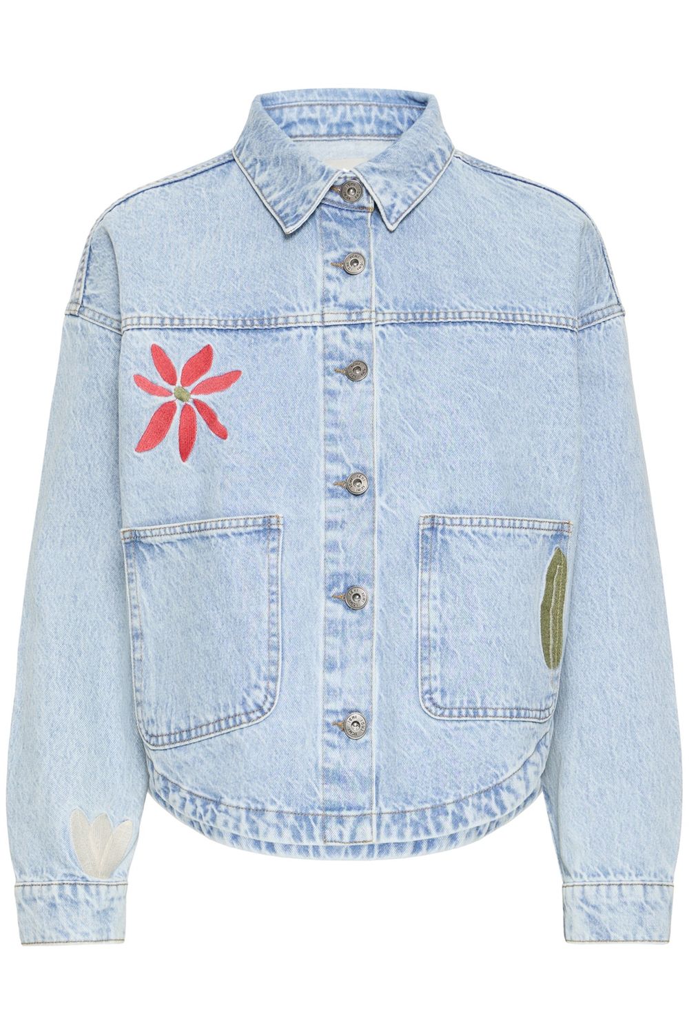 Bauve Jacket in Light blue washed