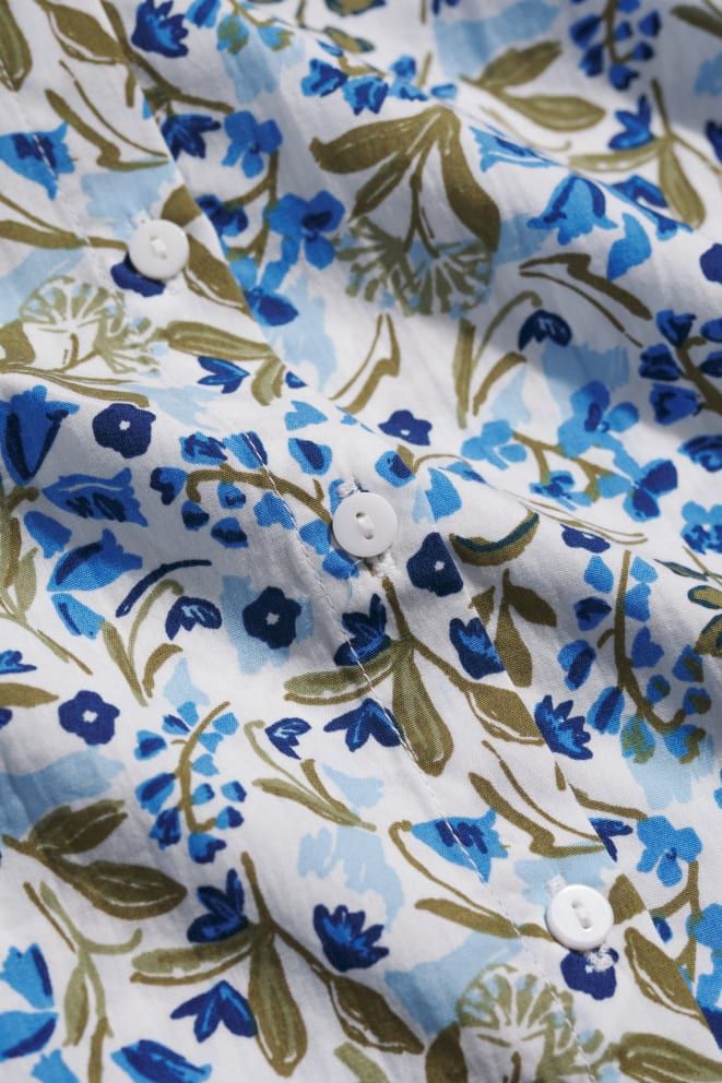 Hope Cottage Blouse in Woodland Floral Chalk