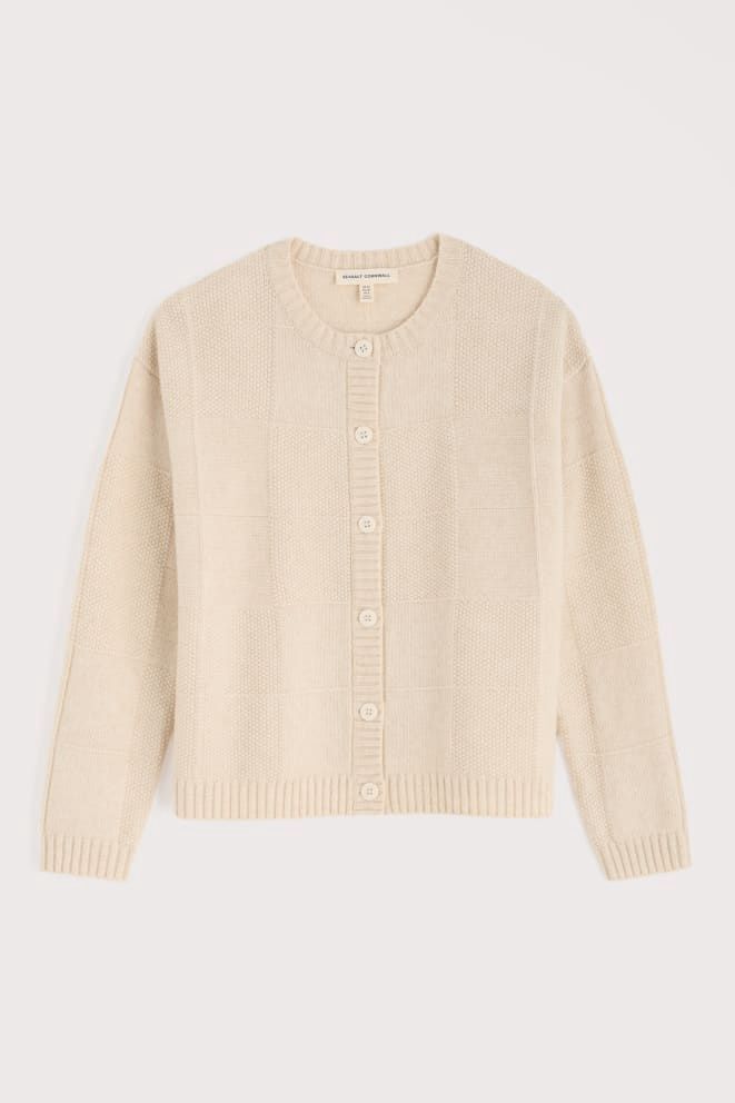 Coweth Cardigan in Limestone