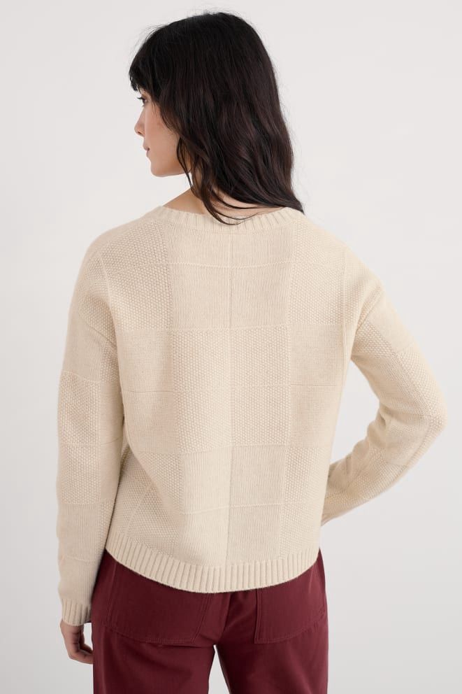 Coweth Cardigan in Limestone